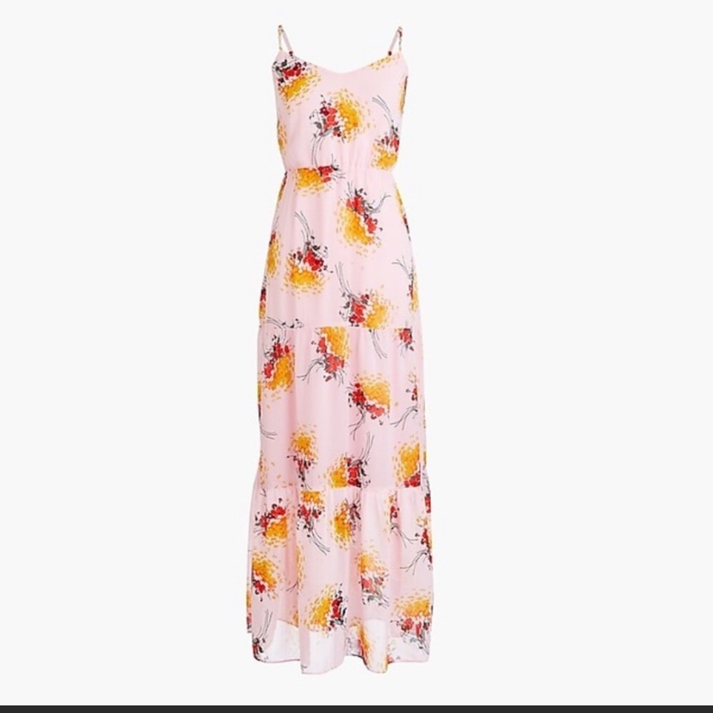 J Crew Mercantile Tiered Maxi Dress